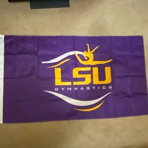 LSU Gymnastics Flag
